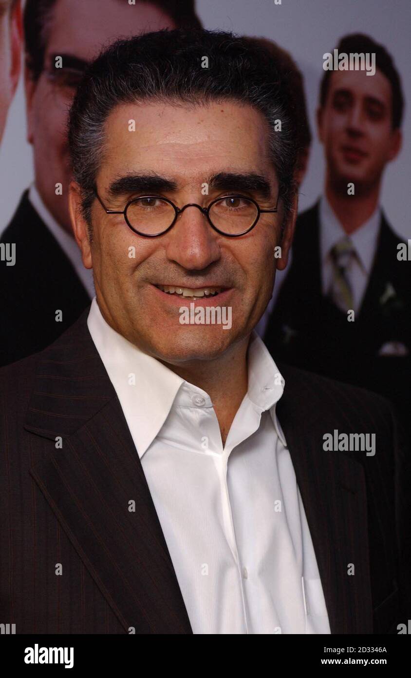 Eugene Levy at the Odeon Covent Garden in London'd Shaftesbury Avenue, for the UK premiere of American Wedding, the third American Pie movie. Stock Photo
