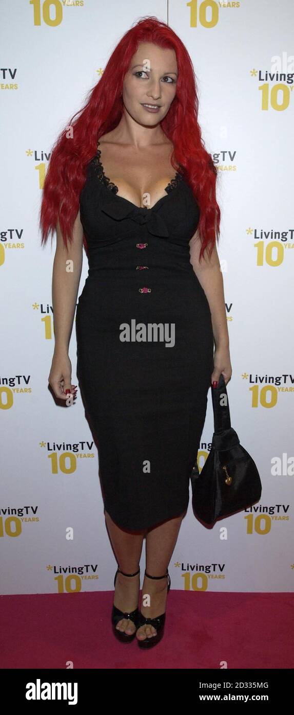 Jane Goldman arriving for the LivingTV 10th anniversary party, held at Pacha in Victoria, London. Stock Photo