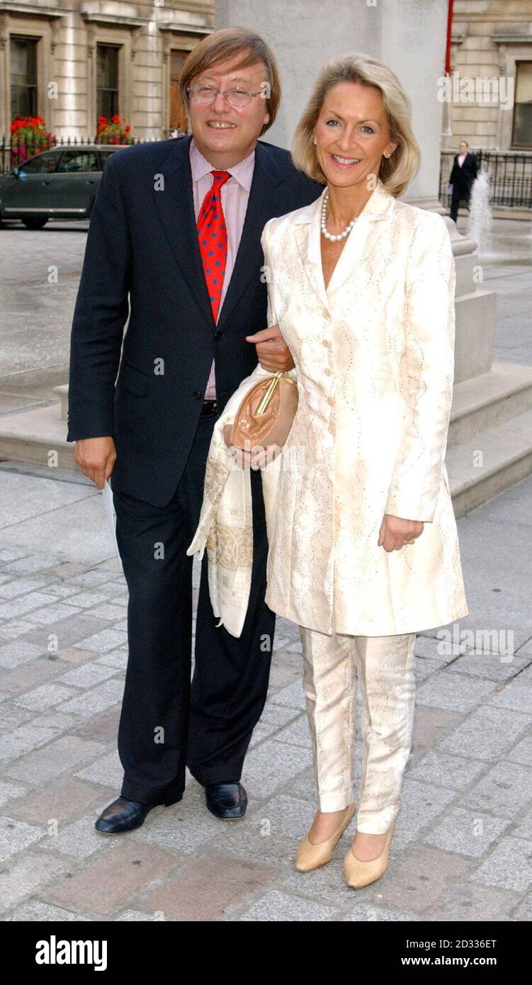 Vicountess cobham arrive opening reception hires stock photography and