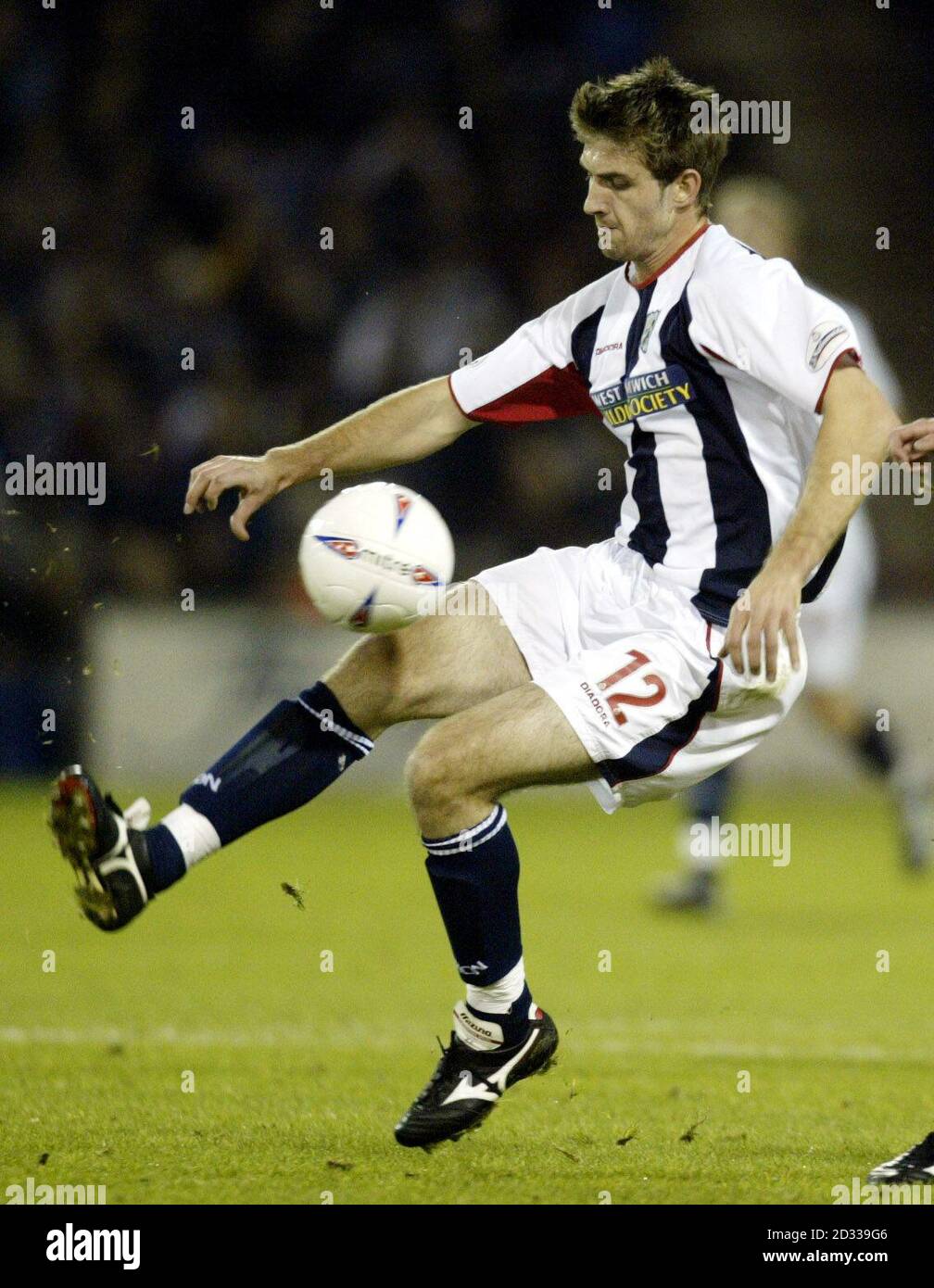 Scott Dobie of West Bromwich Albion during Nationwide Division One game at The Hawthorns, West Bromwich. THIS PICTURE CAN ONLY BE USED WITHIN THE CONTEXT OF AN EDITORIAL FEATURE. NO UNOFFICIAL CLUB WEBSITE USE. Stock Photo