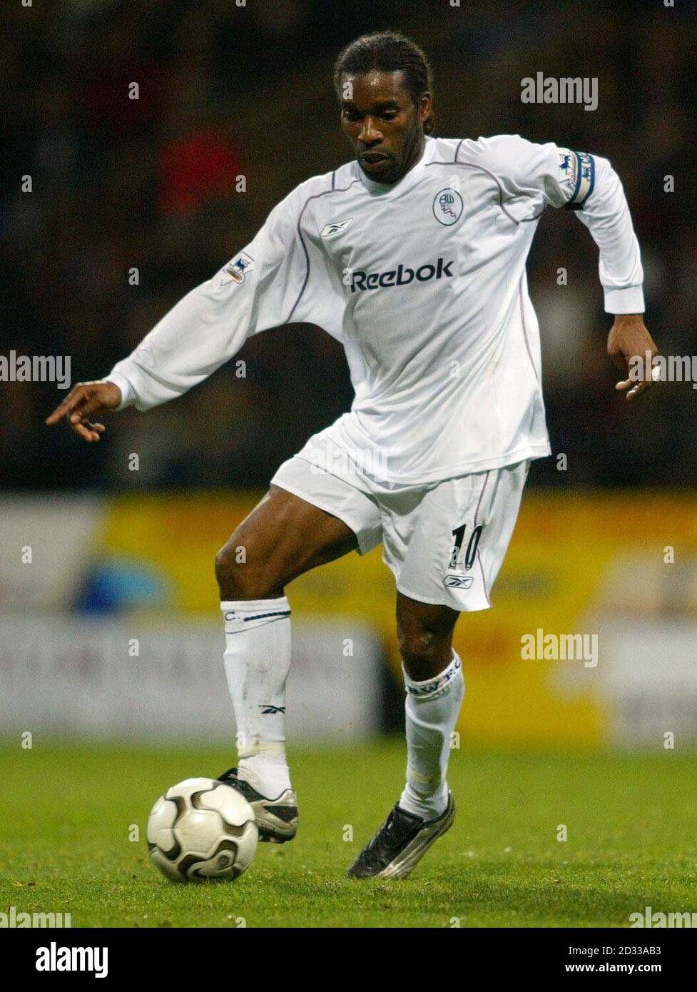 Bolton Wanderer S Jay Jay Okocha In Action Against Everton During The Barclaycard Premiership Match At The Reebok Stadium Bolton This Picture Can Only Be Used Within The Context Of An Editorial Feature Bolton Wanderer S Jay Jay Okocha In Action Against Everton During The Barclaycard Premiership Match At The Reebok Stadium Bolton This Picture Can Only Be Used Within The Context Of An Editorial Feature