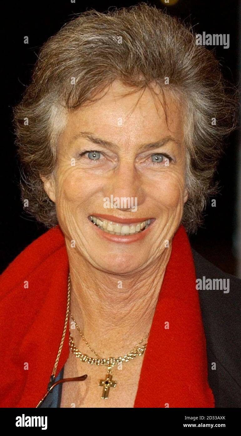 Former British Wimbledon champion Virginia Wade arrives for the 50th Sports Personality of the Year awards presentation at the BBC Centre, London. Stock Photo