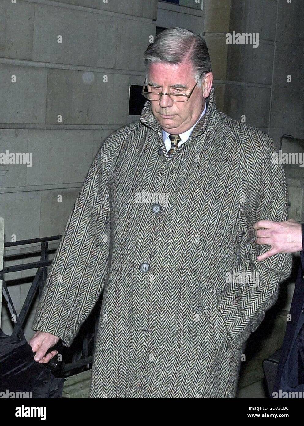Consultant urologist John Roberts leaving the General Medical Council, London,  after the hearing where he was found guilty of serious professional misconduct. Stock Photo
