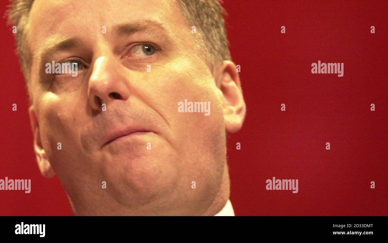 Scottish Parliament First Minister Jack McConnell and Scottish Labour Leader addresses the