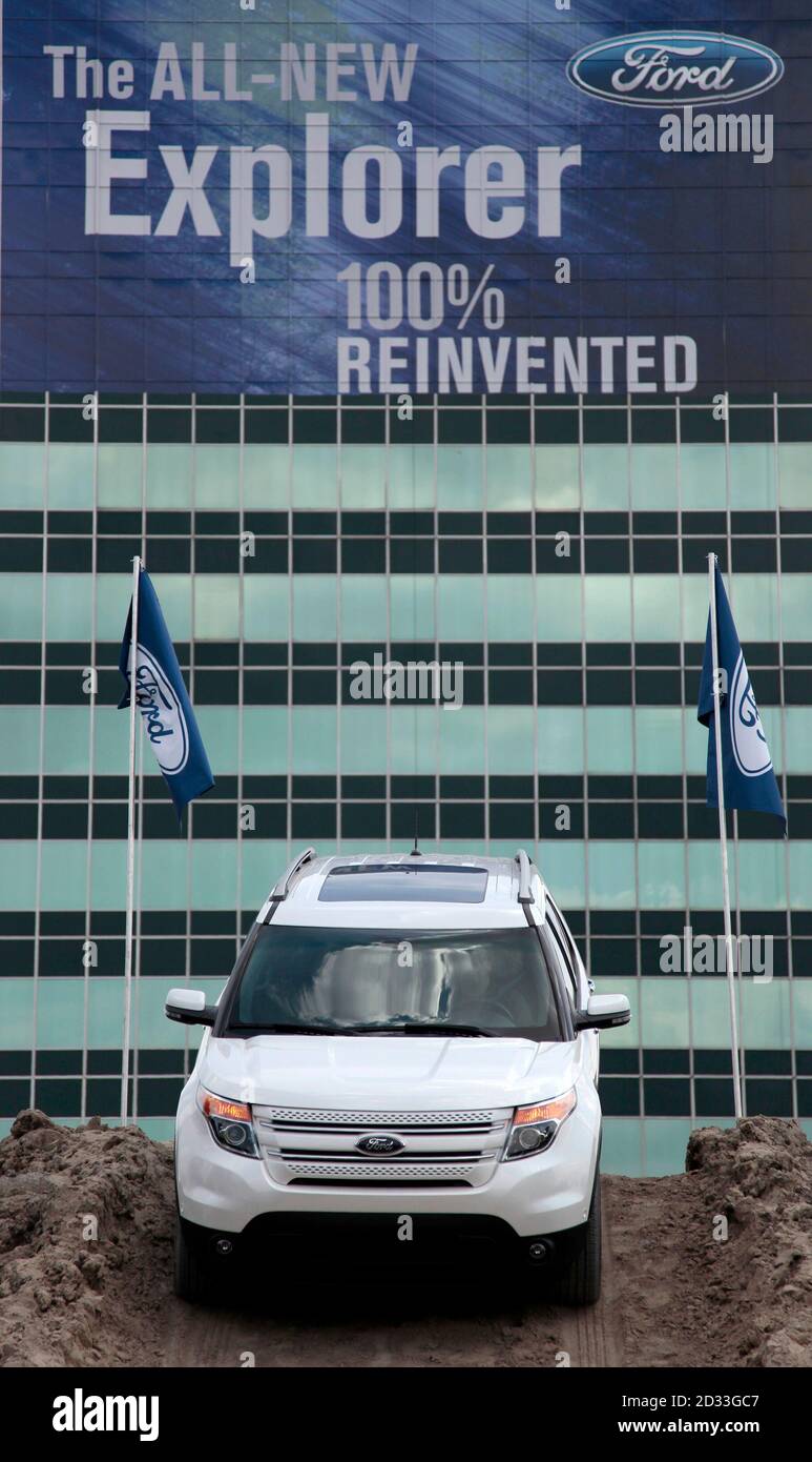 The New 2011 Ford Explorer Is Unveiled At A Press Event Outside The Ford Motor World Headquarters In Dearborn Michigan July 26 2010 Ford Motor Co Chief Executive Alan Mulally Said That explorer ford suv on The New 2011 Ford Explorer Is Unveiled At A Press Event Outside The Ford Motor World Headquarters In Dearborn Michigan July 26 2010 Ford Motor Co Chief Executive Alan Mulally Said That