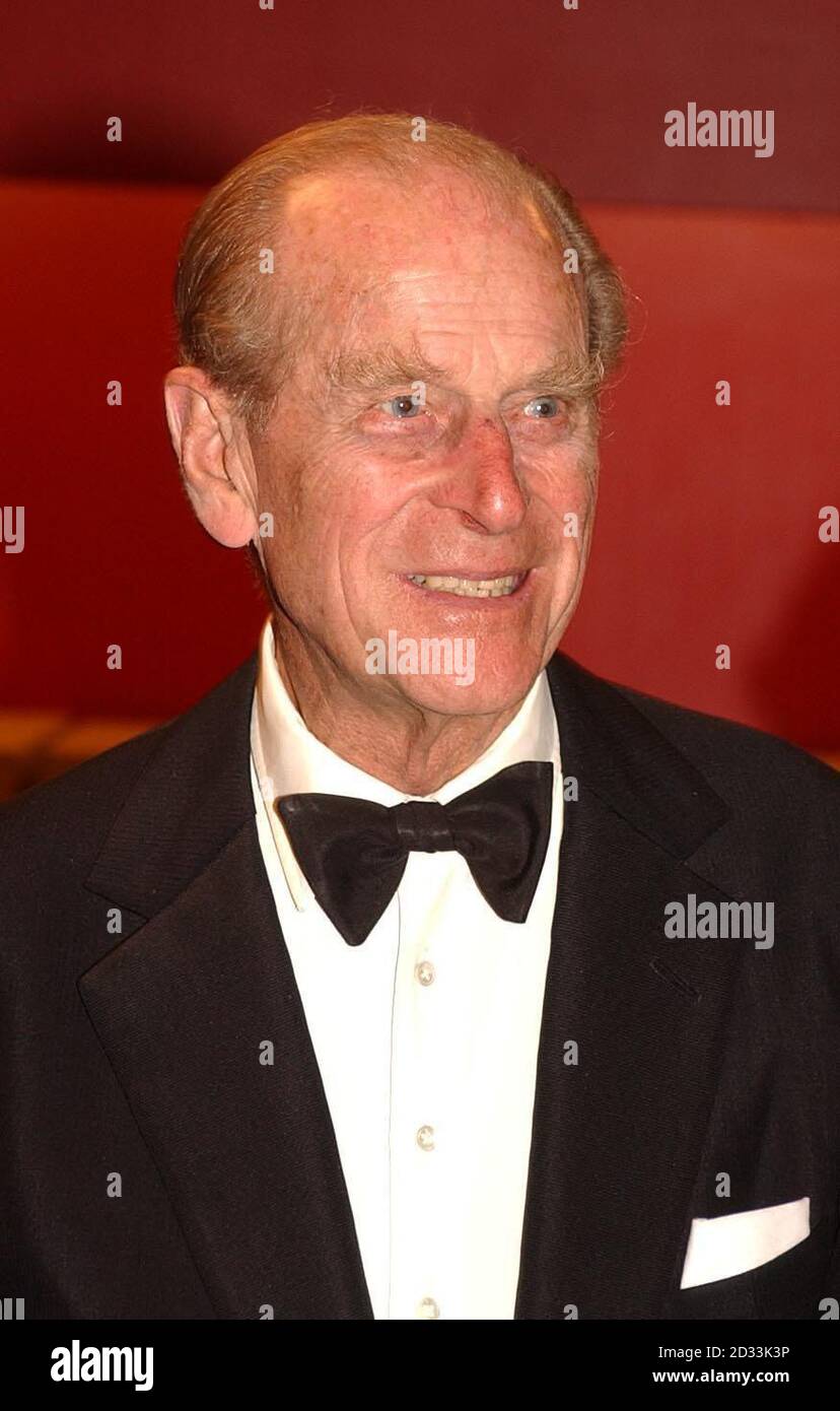 The Duke of Edinburgh who will be 84 years old tomorrow, at the Barbican Centre Central London. The Queen was with the Duke at the Centre to attend the Centenary Concert of the London Symphony Orchestra, which was conducted by Sir Colin Davis, and transmitted live on BBC Radio. Stock Photo