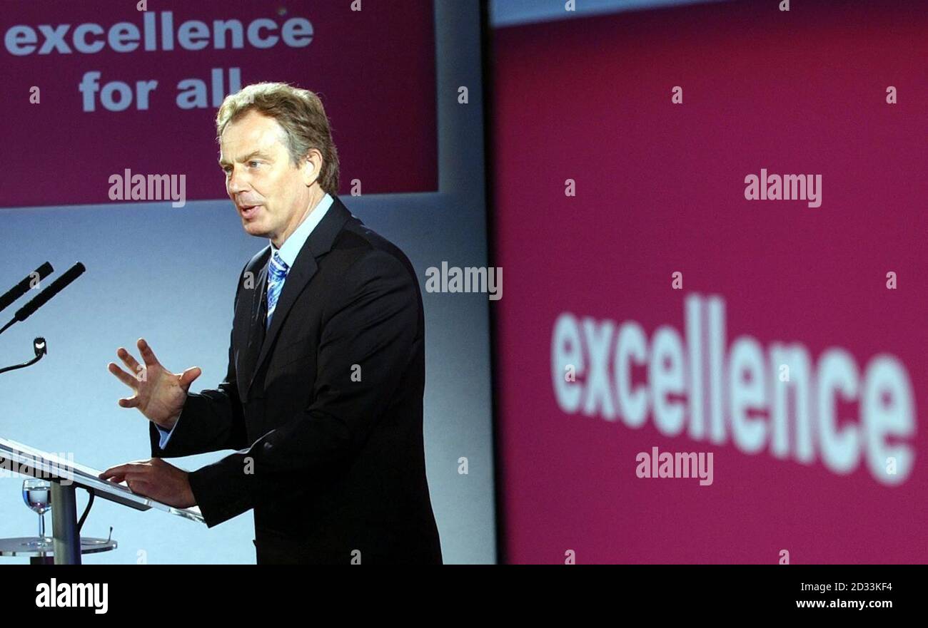 Politics profile tony blair hi-res stock photography and images - Alamy