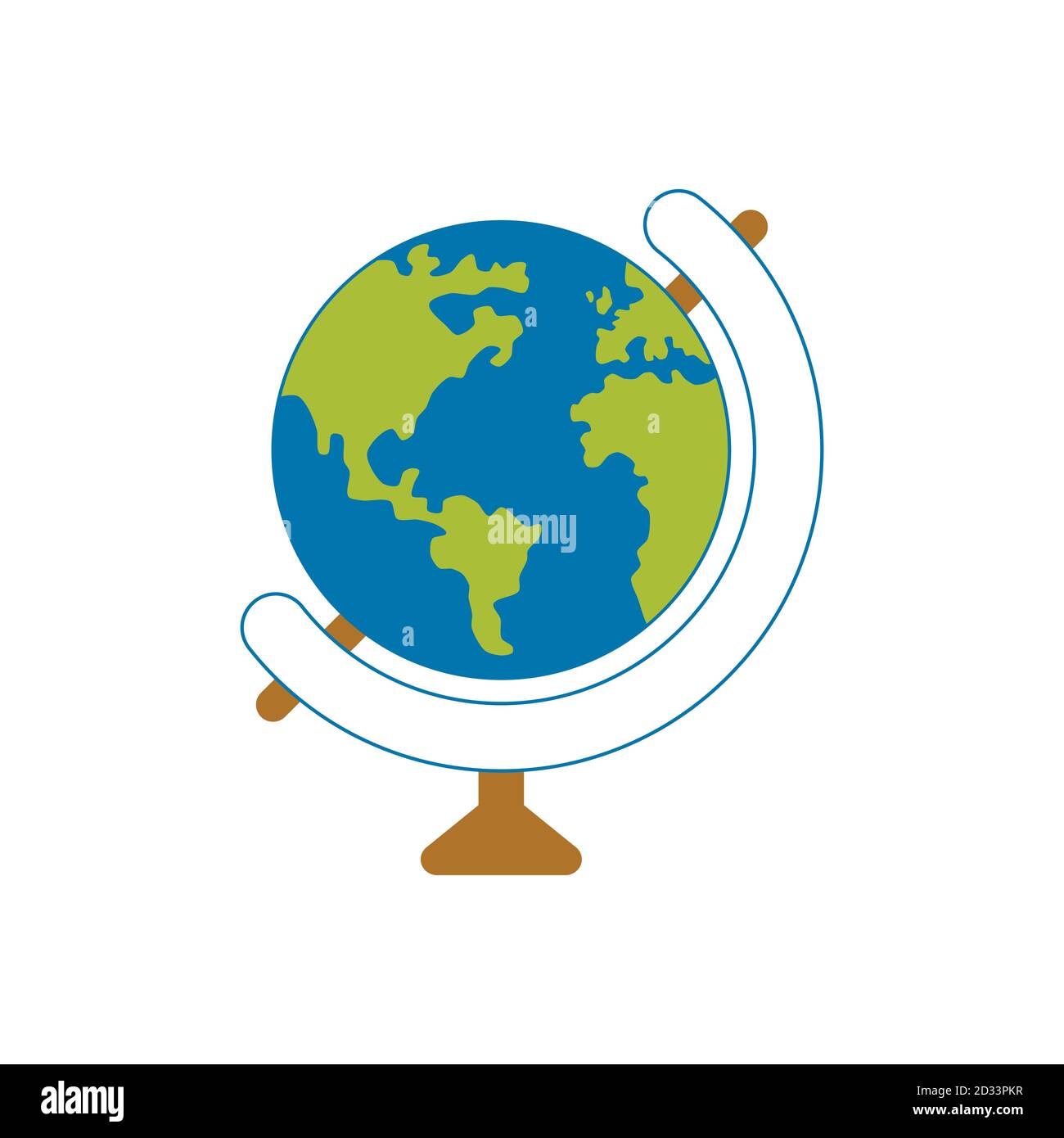 Flat planet Earth icon. Vector illustration for web banner, web and ...