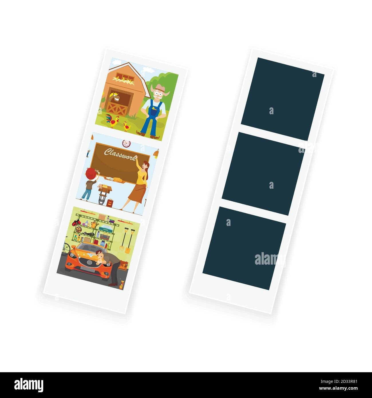 Old style photo booth Stock Vector Images - Alamy