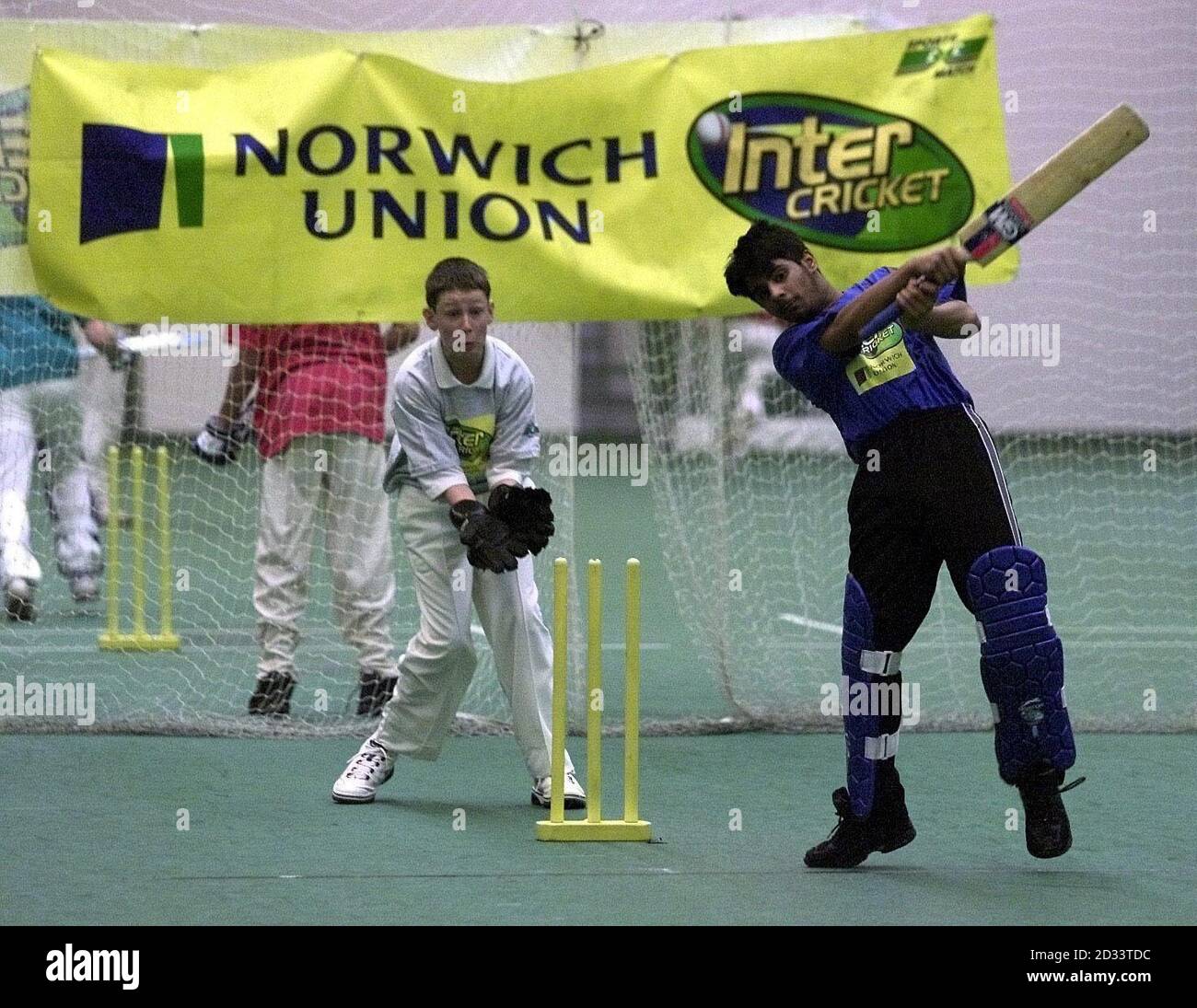 Playing in the norwich union inter cricket county finals hires stock