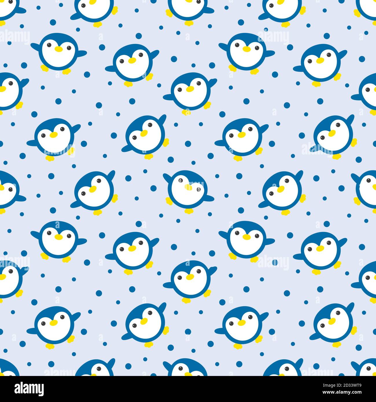 Cute penguin icon in flat style. Cold winter symbol. Antarctic bird ...