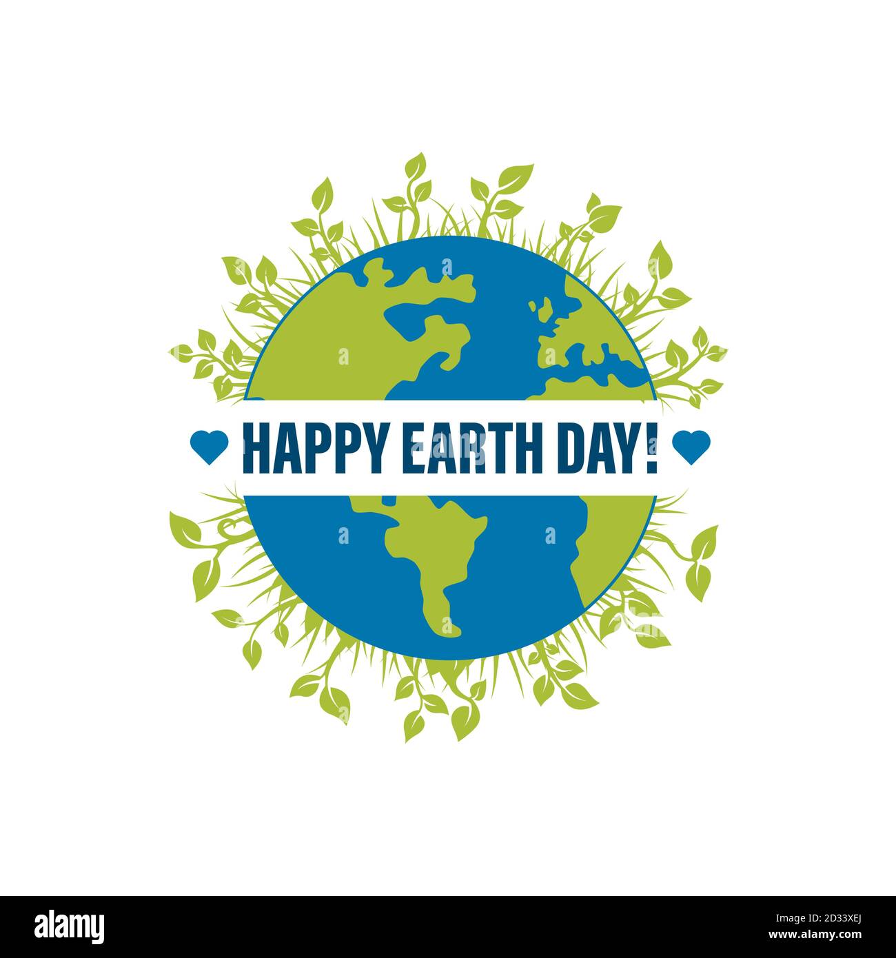 Happy Earth Day Banner Illustration of a happy earth day banner ...