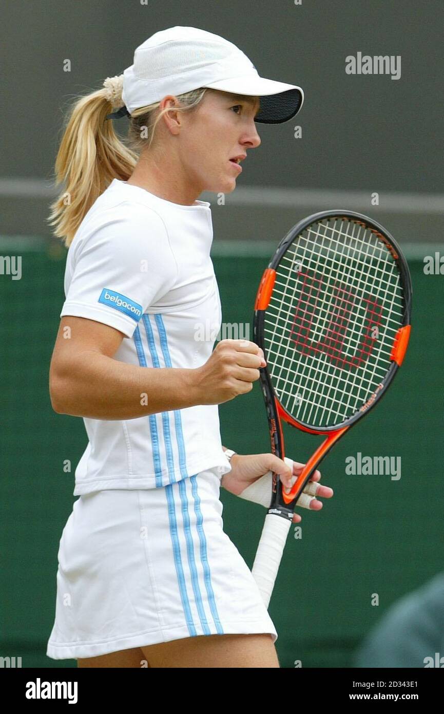 EDITORIAL USE ONLY, NO MOBILE PHONE USE : Justine Henin-Hardenne from