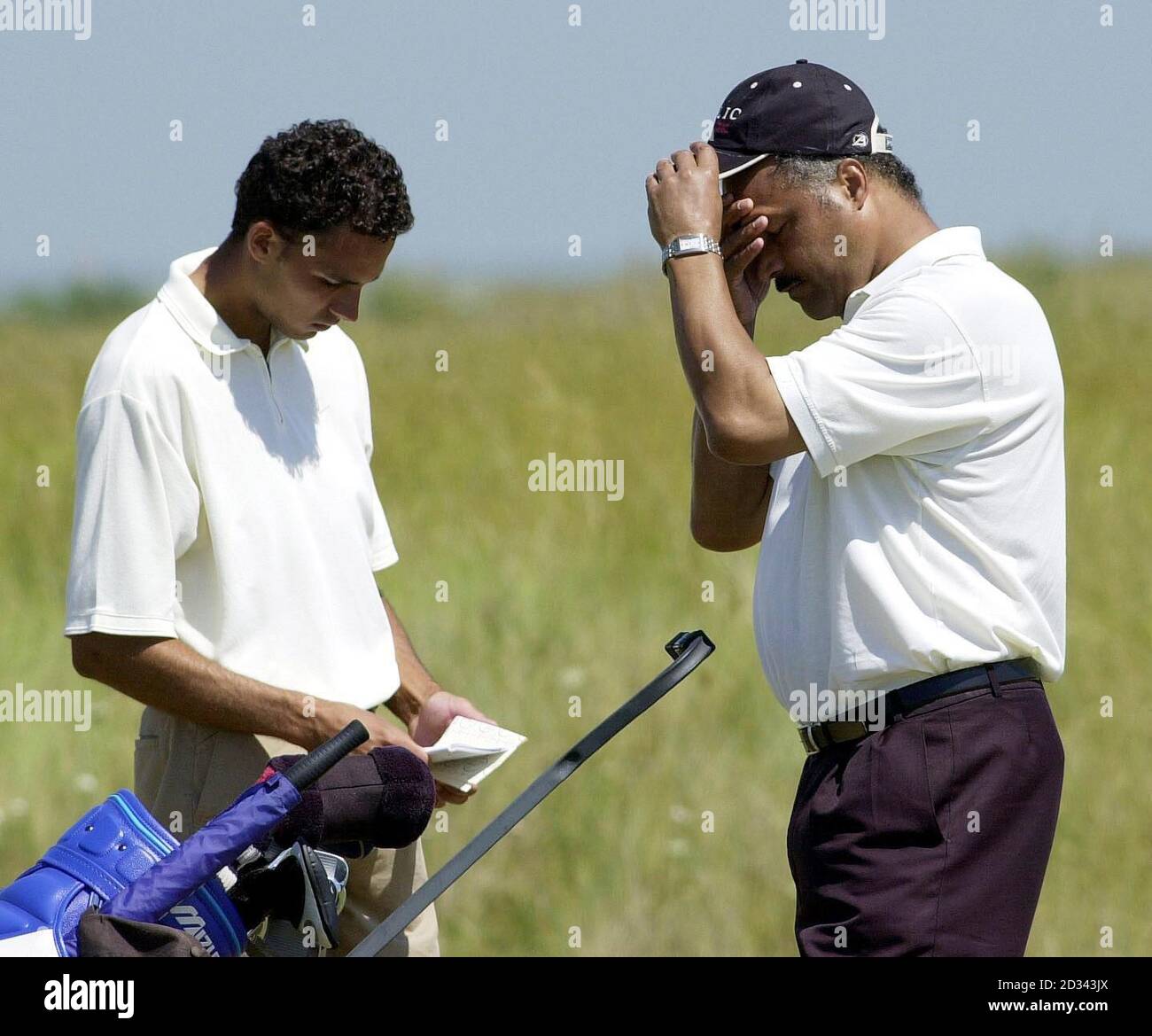 Final qualifying 132nd open championship hi res stock photography