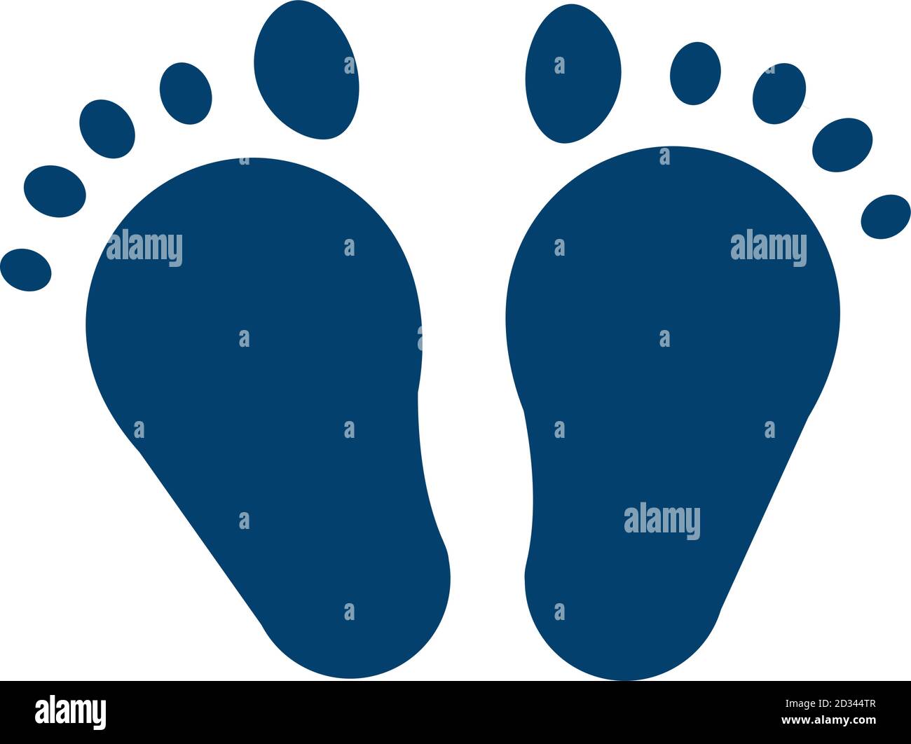childrens-foot-print-silhouette-icon-vector-illustration-stock-vector