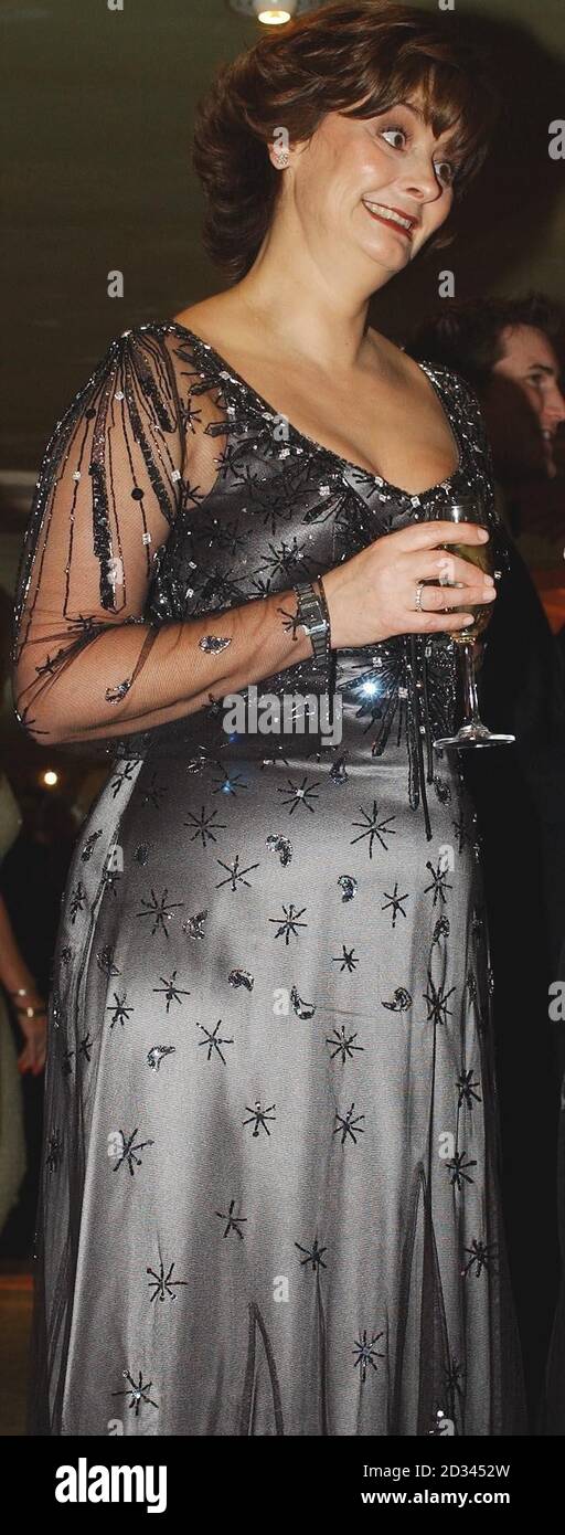 British Prime Minister Tony Blair's wife Cherie, before the start of a fund raising ball,  for the Parents and Abducted Children Together charity ball in Central London. Stock Photo