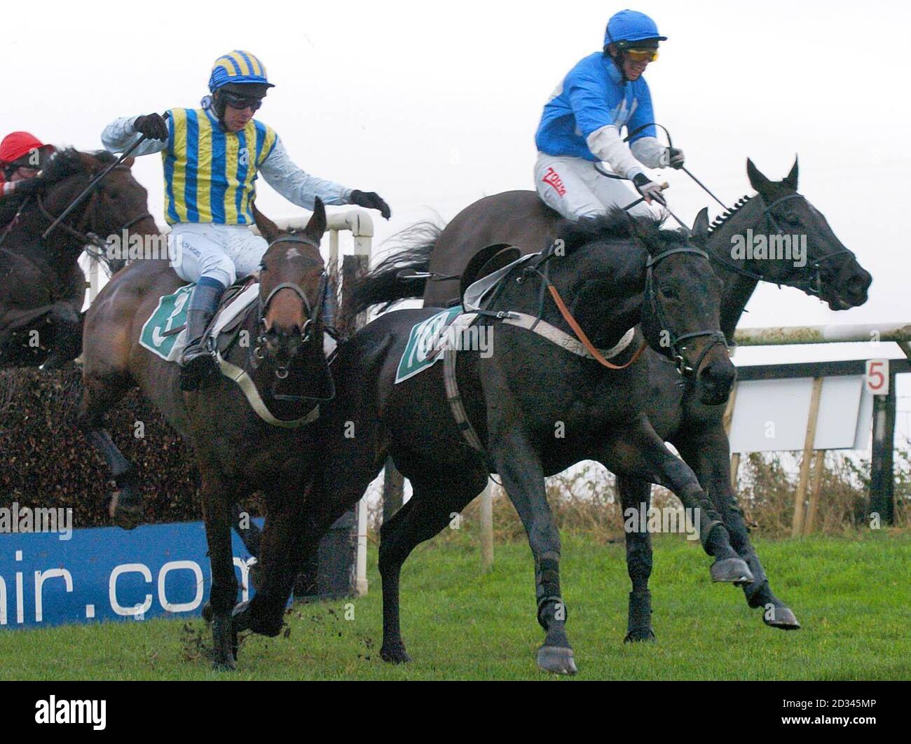 Jump racing rodeo style as jockey David O'Meara on Imperial Dream has ...