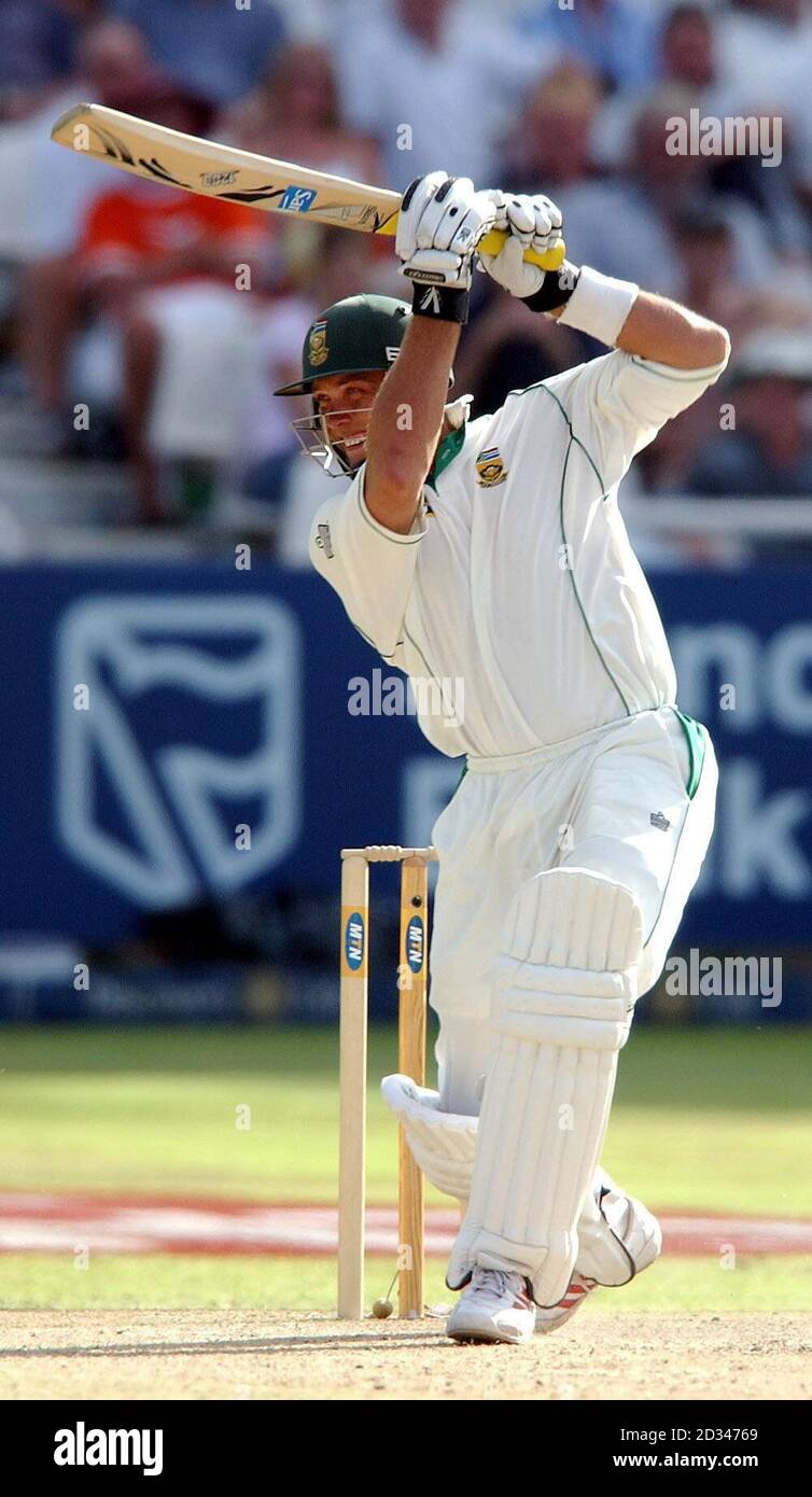 South Africa's Jacques Kallis in action. Stock Photo