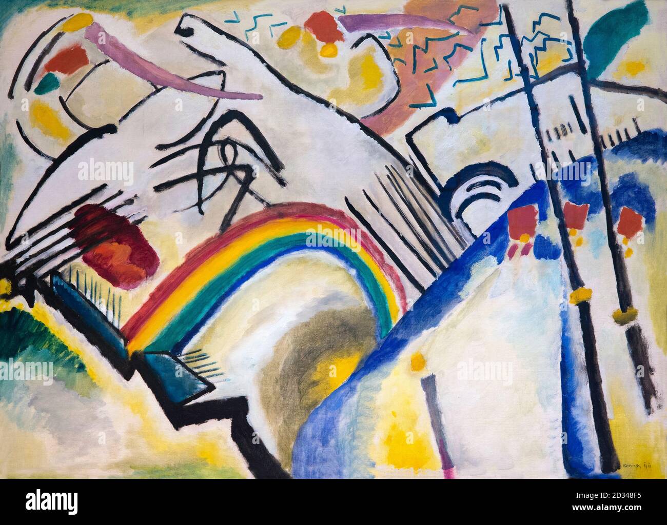 Cossacks, 1910-11 - Wassily Kandinsky - Framed art Print