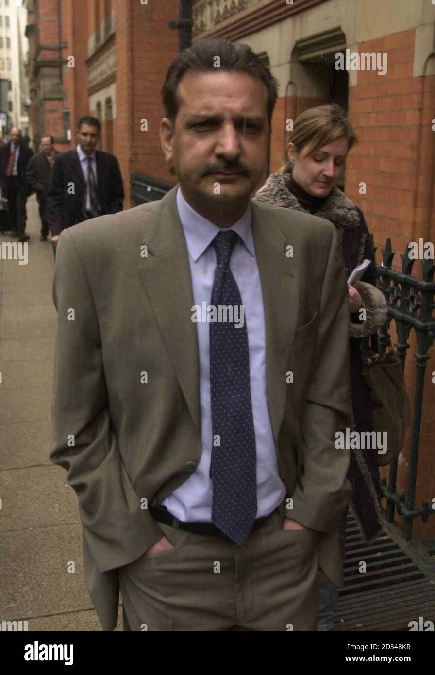 Labour Councillor Shah Jahan leaves an inquiry into alleged postal vote irregularities. Six Birmingham Labour councillors are today facing allegations of postal voting fraud at last year's English local authority and European elections. The councillors, who represent the Aston and Bordesley Green wards on Birmingham City Council, have strenuously denied rigging the June 10, 2004 ballots and being improperly elected. Stock Photo