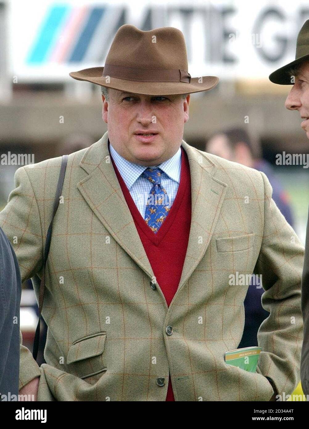 Race horse trainer Paul Nicholls Stock Photo Alamy