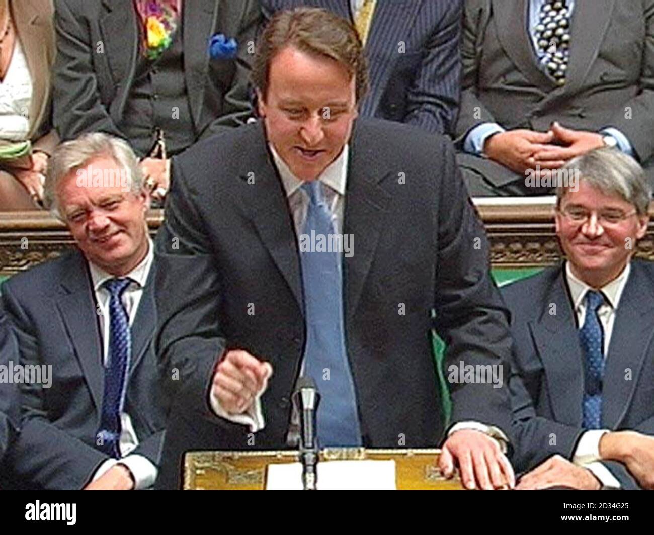 David Cameron, the new Conservative leader during his first Question Time in the House of Commons, London, Wednesday December 7, 2005. PRESS ASSOCIATION Photo. Photo credit should read: PA Stock Photo