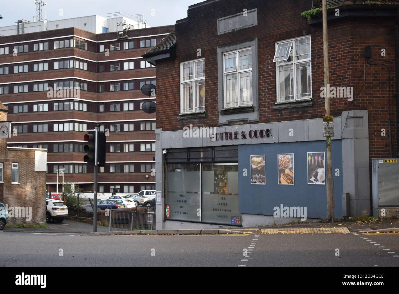 The Bottle and Cork pub in Dudley, West Midlands, where Nathan Maynard