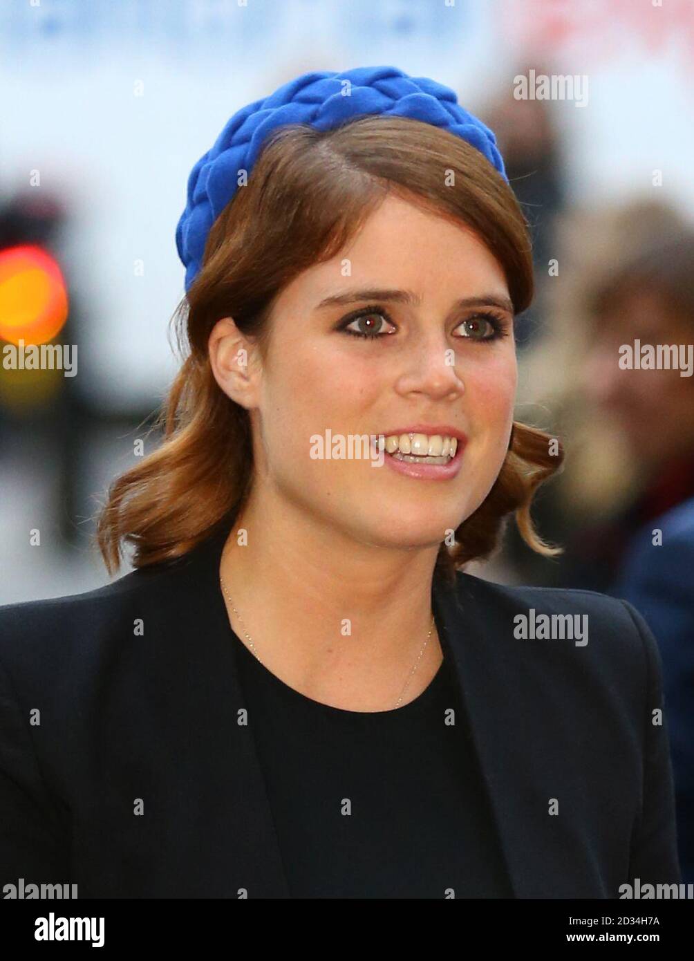 Princess Eugenie arrives at Westminster Abbey in London for a service