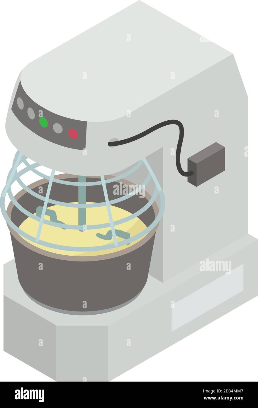 Bakery factory icon. Isometric of bakery factory vector icon for web ...