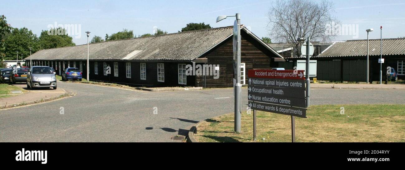 A part of Stoke Mandeville Hospital built as huts in the Second World