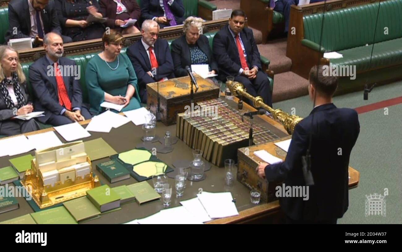 Foreign Secretary Jeremy Hunt making a statement in the House of ...