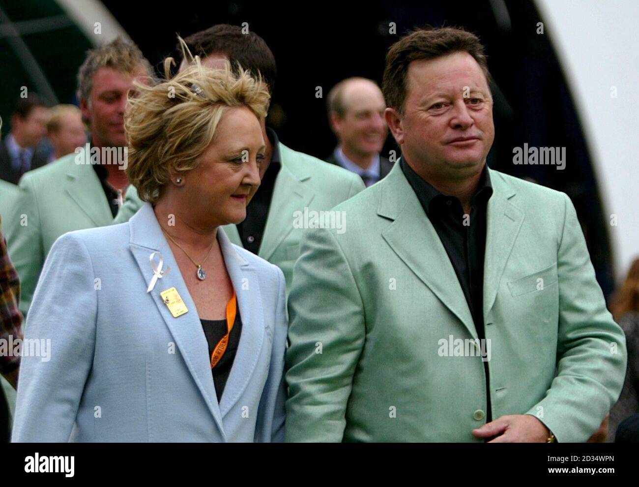 Ian Woosnam with his wife Glen Stock Photo - Alamy