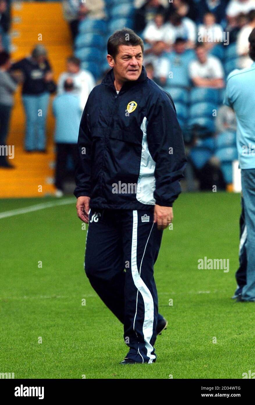 Leeds United S Caretaker Manager John Carver During The Coca Cola Championship Match Against Birmingham At Elland Road Leeds Stock Photo Alamy
