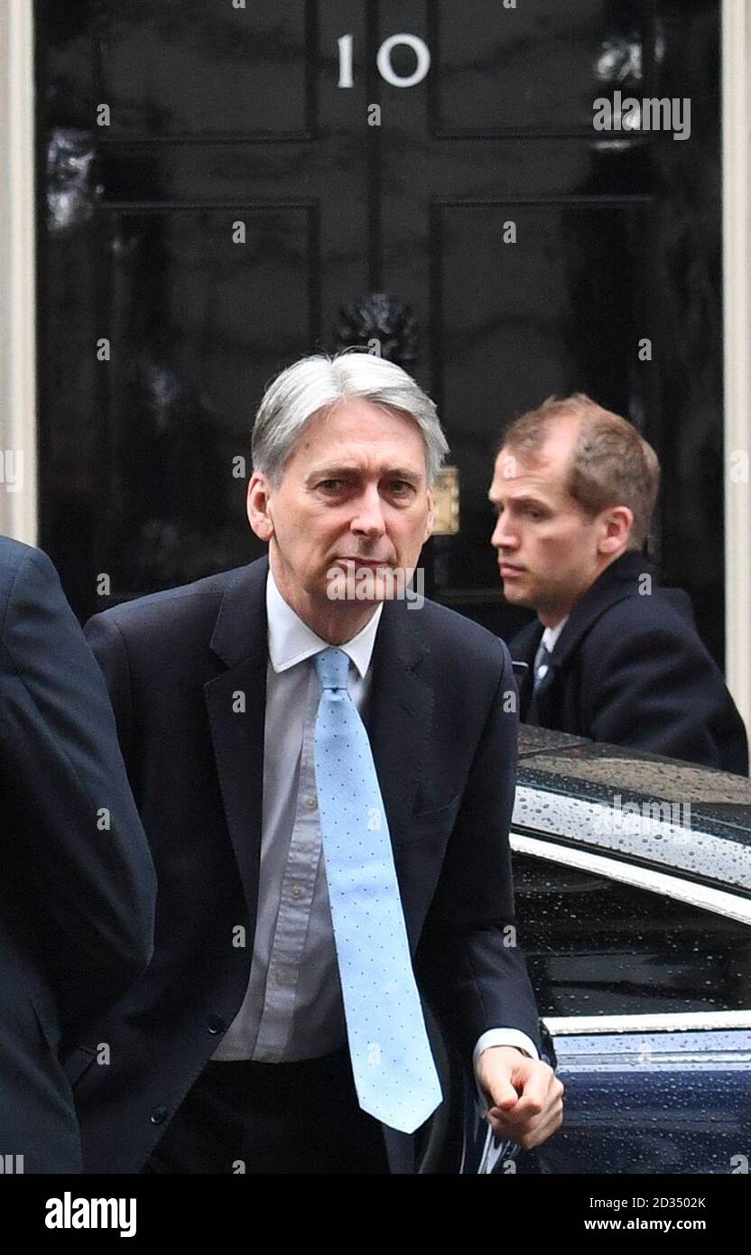 Chancellor of the Exchequer Philip Hammond arrives in Downing Street,  London, ahead of a debate on extending Article 50 Brexit negotiations at  the House of Commons Stock Photo - Alamy