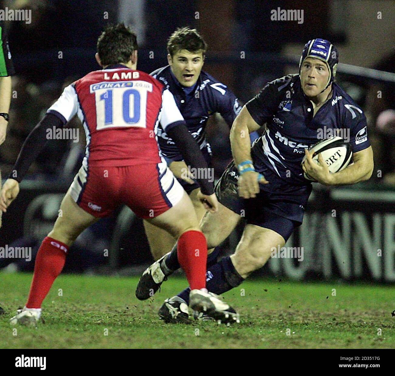 During guinness premiership game edgeley park hi-res stock photography ...
