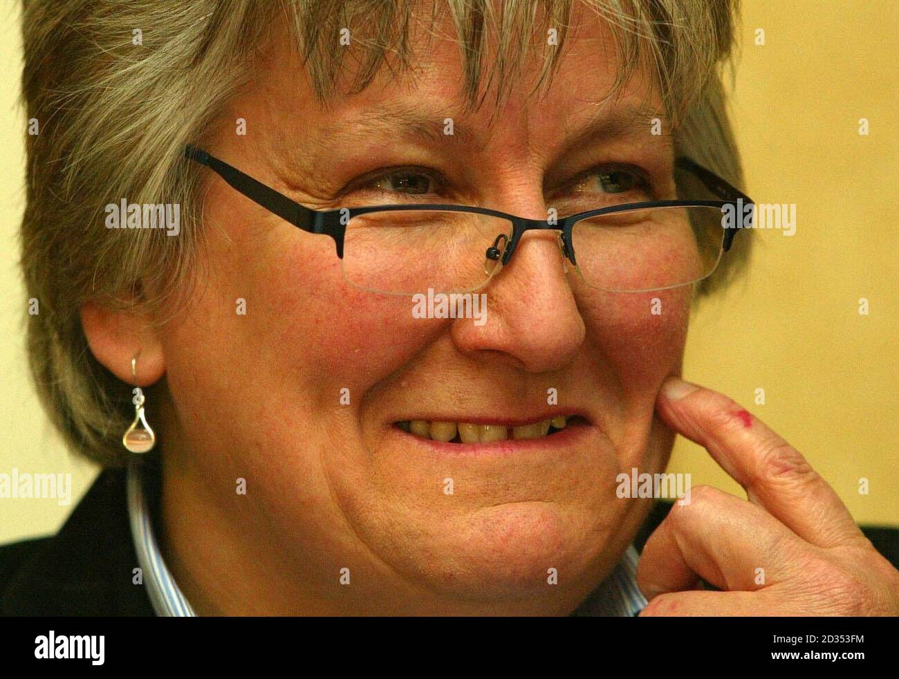 STANDALONE. Scottish Conservative party leader Annabel Goldie MSP, at the MacDonald Holyrood Hotel, Edinburgh, for a meeting of Scotland's five biggest political parties to set out their rural policies, at an election hustings organised by NFU Scotland and the Scottish Countryside Alliance. Stock Photo