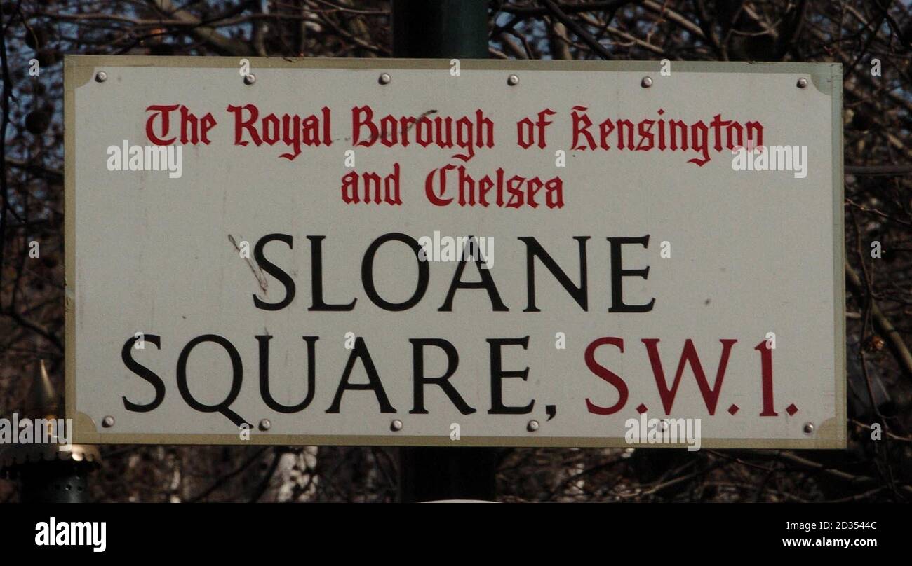 Sloane Square, Chelsea. Stock Photo