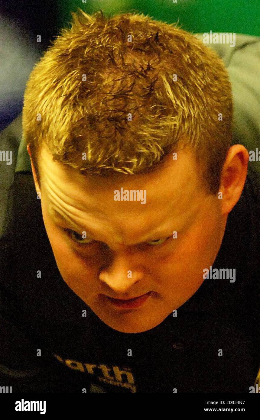 England's Shaun Murphy during the semifinal match at the World Snooker