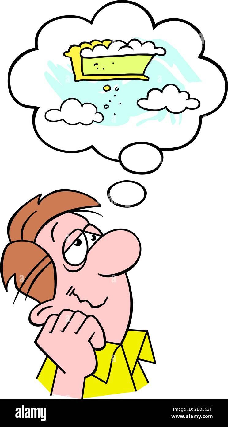 Pie in the Sky Man Stock Photo Alamy