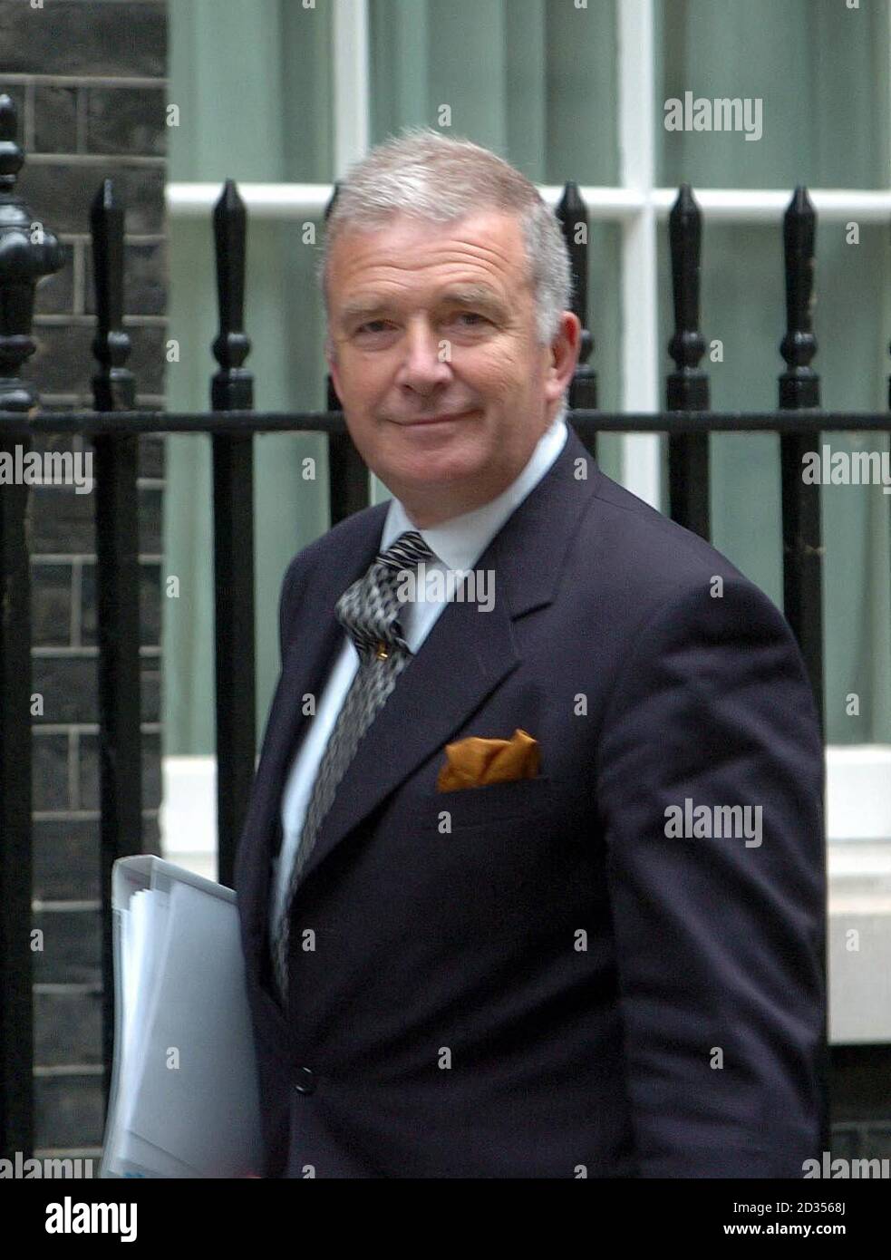 Security minster Admiral Sir Alan West arrives for the first meeting of the National Security Council at No 10 Downing Street. Stock Photo