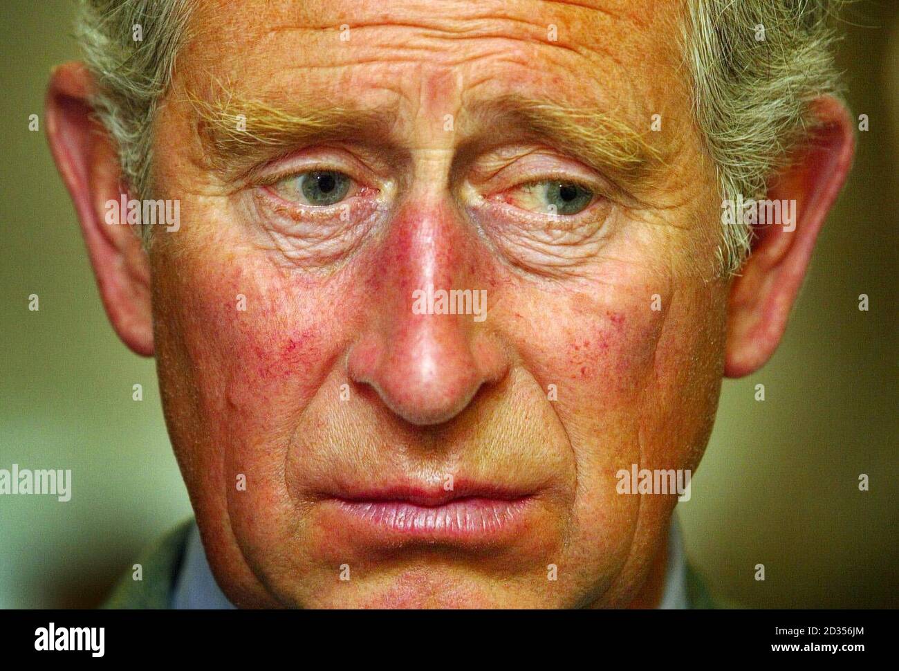 The Prince of Wales talks to fishermen at the Royal National Mission to Deep Sea Fishermen, Scrabster, Caithness. Stock Photo