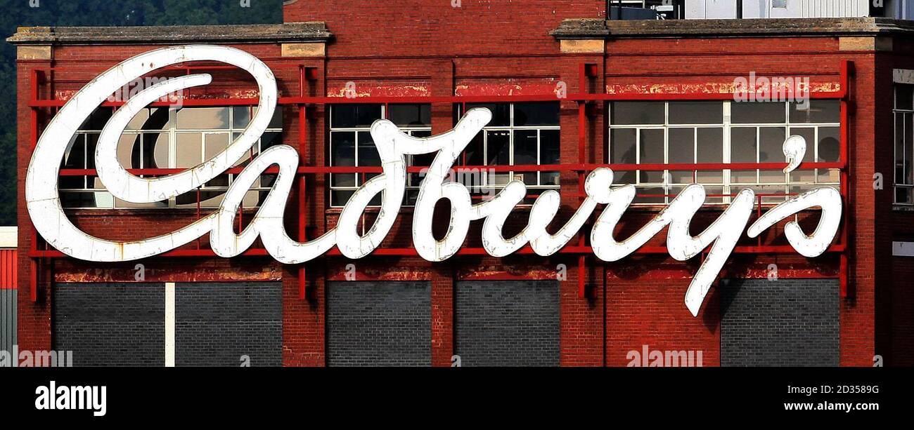 General view of the Cadbury factory in Keynsham, Bristol, which Cadbury