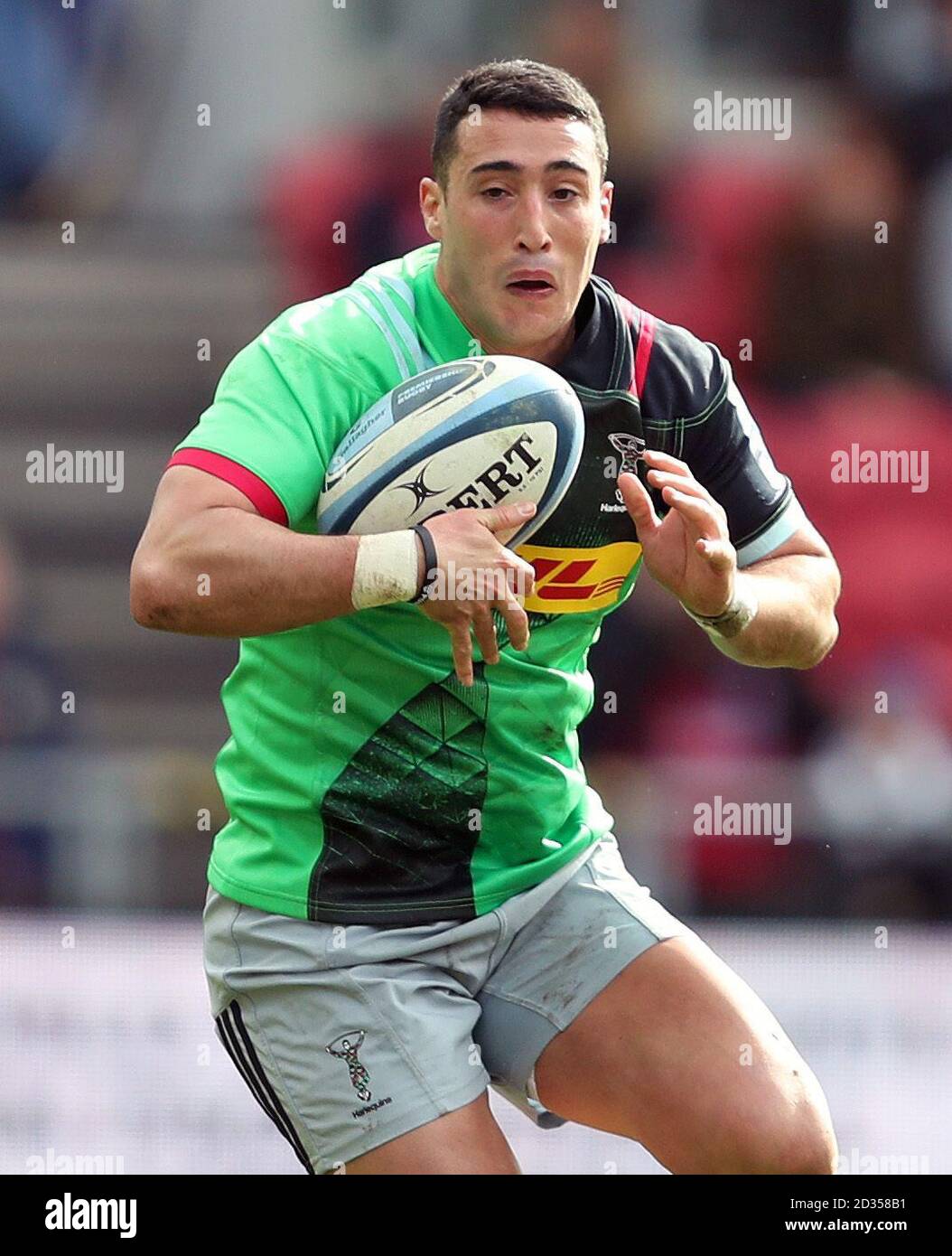 Harlequins' Brett Herron during the Gallagher Premiership match at Ashton Gate, Bristol. PA Photo. Picture date: Sunday March 8, 2020. See PA story RUGBYU Bristol. Photo credit should read: David Davies/PA Wire. Stock Photo