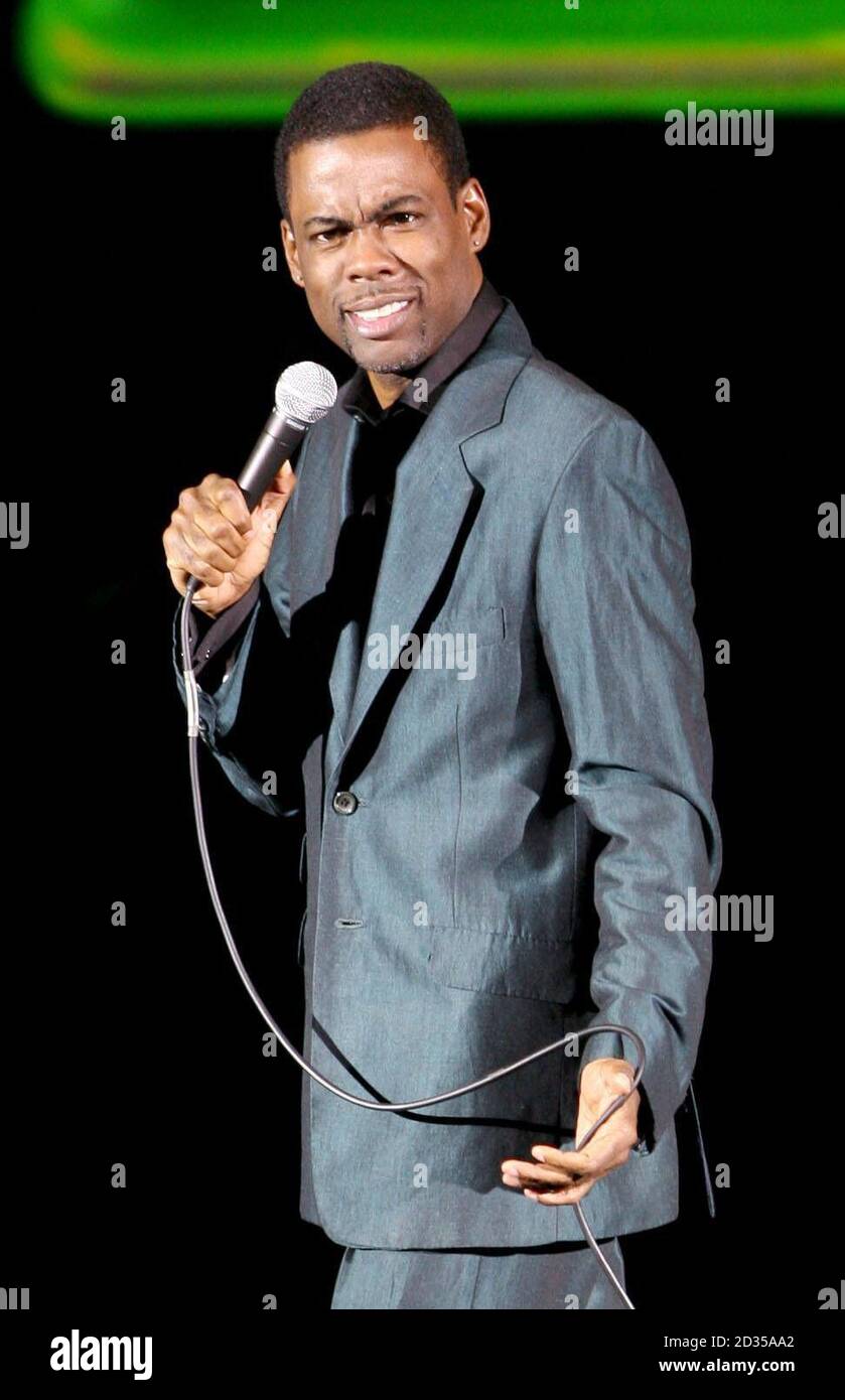 American comedian Chris Rock performs live at the Hammersmith Apollo in ...