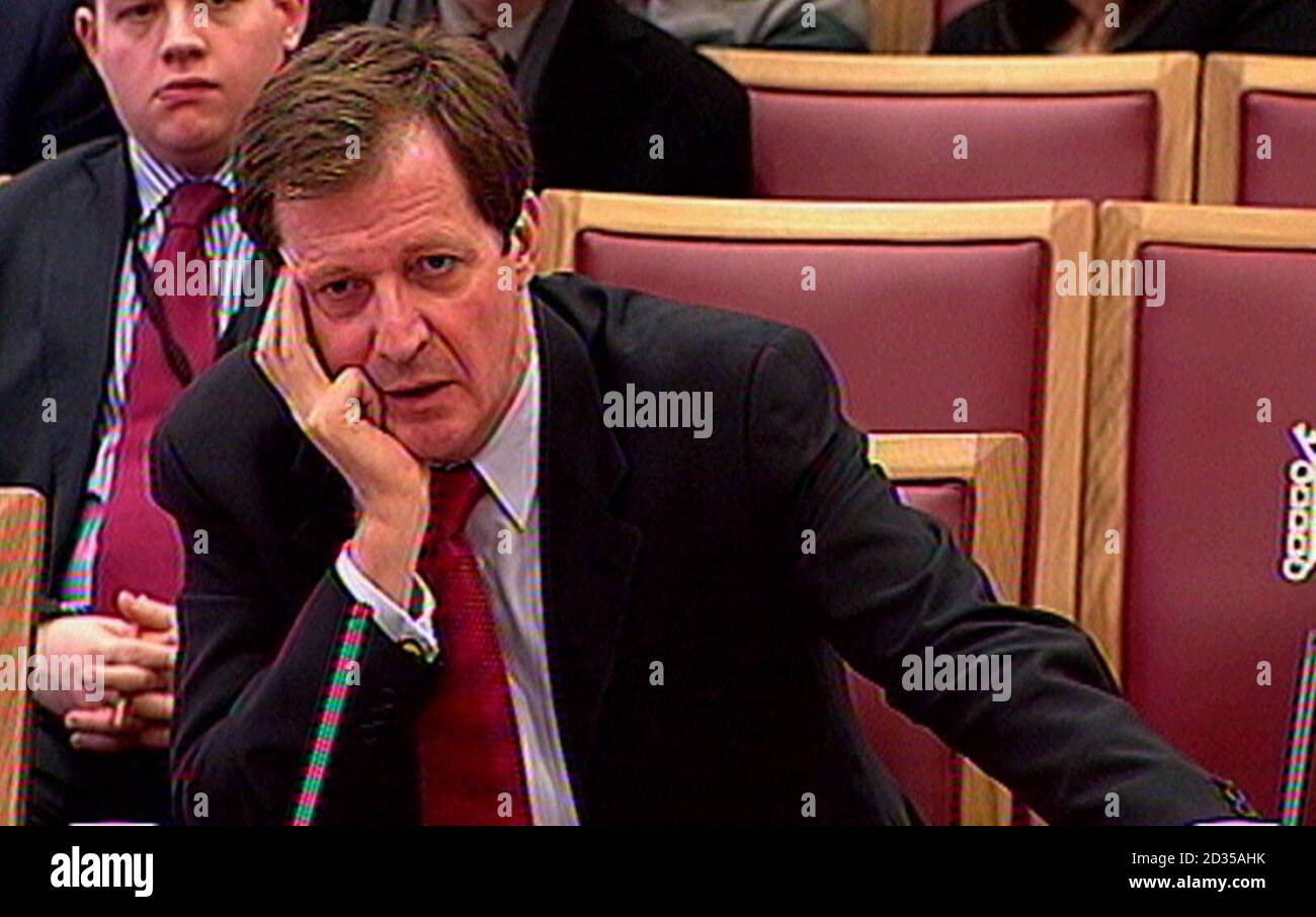 Alastair campbell speaks about media ownership hi-res stock photography
