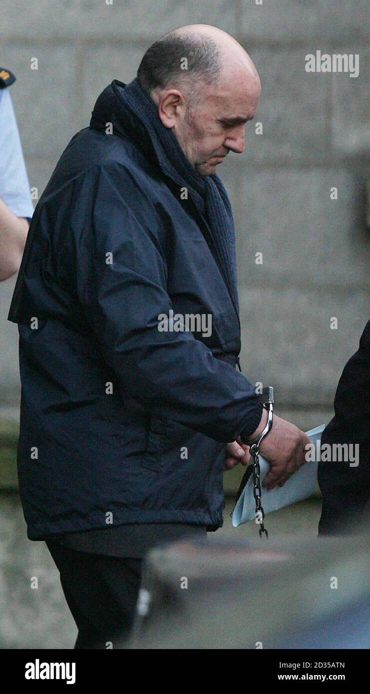 Real IRA Leader Michael McKevitt leaving Dublin's Supreme Court after