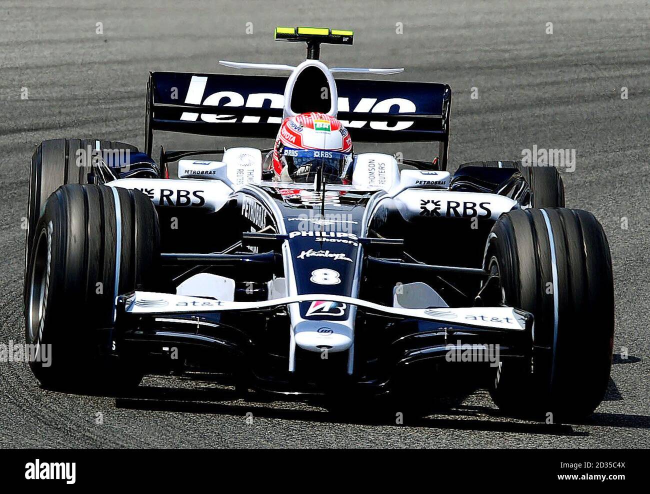 Japan's Williams driver Kazuki Nakajima during the Formula