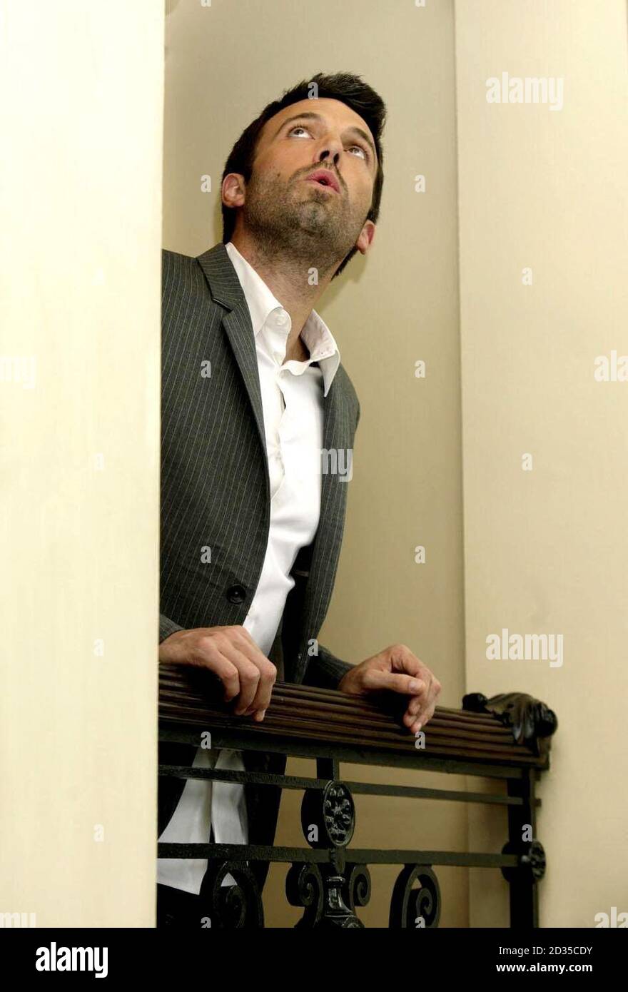 Director Ben Affleck pictured during a photocall for 'Gone Baby Gone', at the Mandarin Oriental hotel in west London. Stock Photo