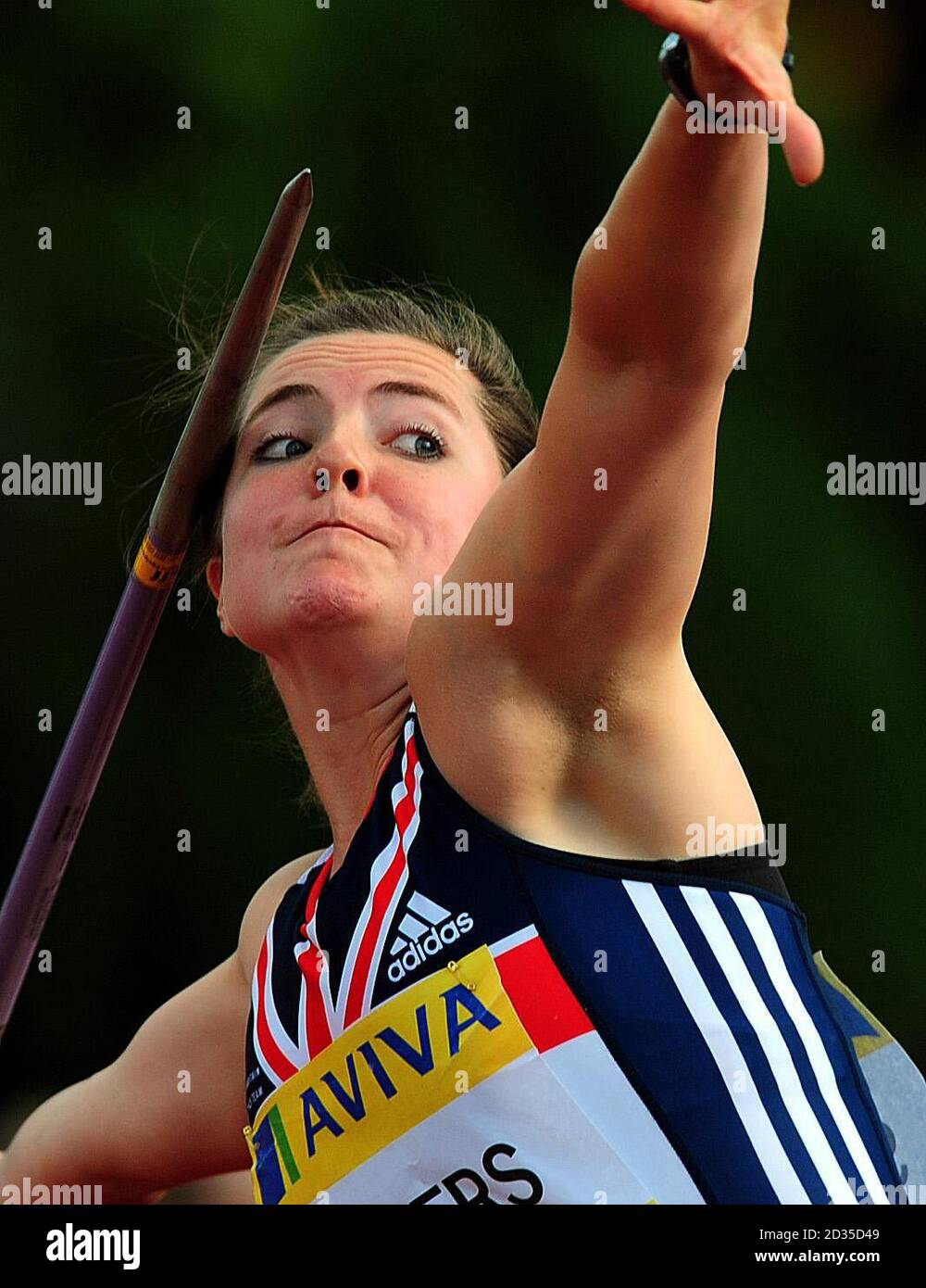Goldie Sayers during the Women's Javelin Throw Final during the Norwich