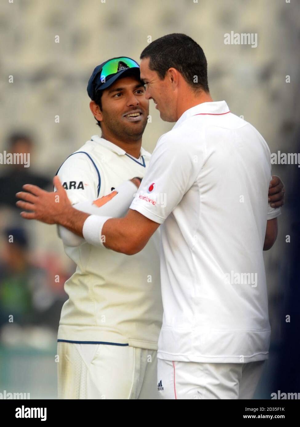 Indian cricket players yuvraj singh hires stock photography and images